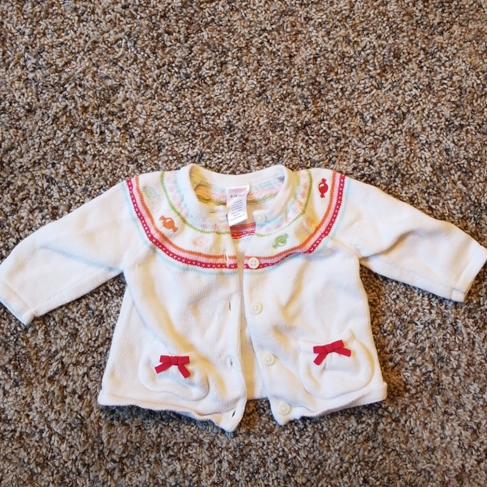 Gymboree gumball sweater-baby